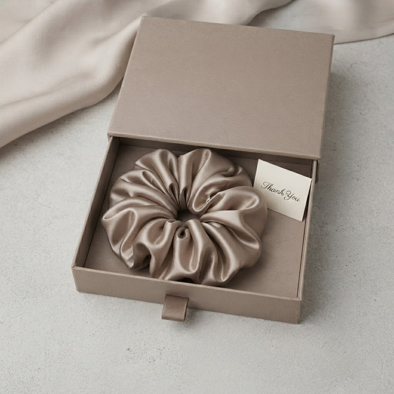 100% Mulberry Silk Hair Scrunchie