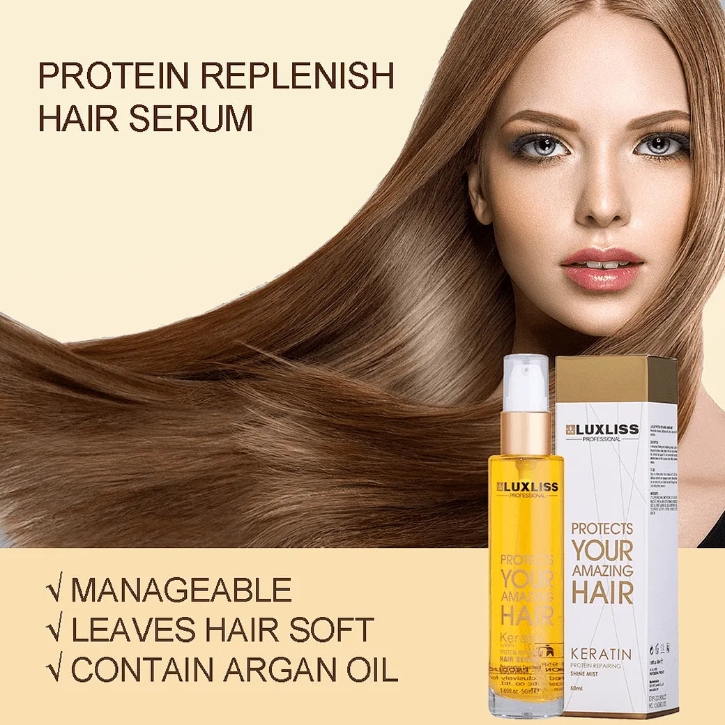 Luxliss Keratin Protein Repairing Hair Serum - 50ML