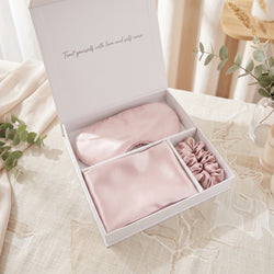 100% Mulberry Silk Luxury Sleep & Hair Care Set (Gift Box)