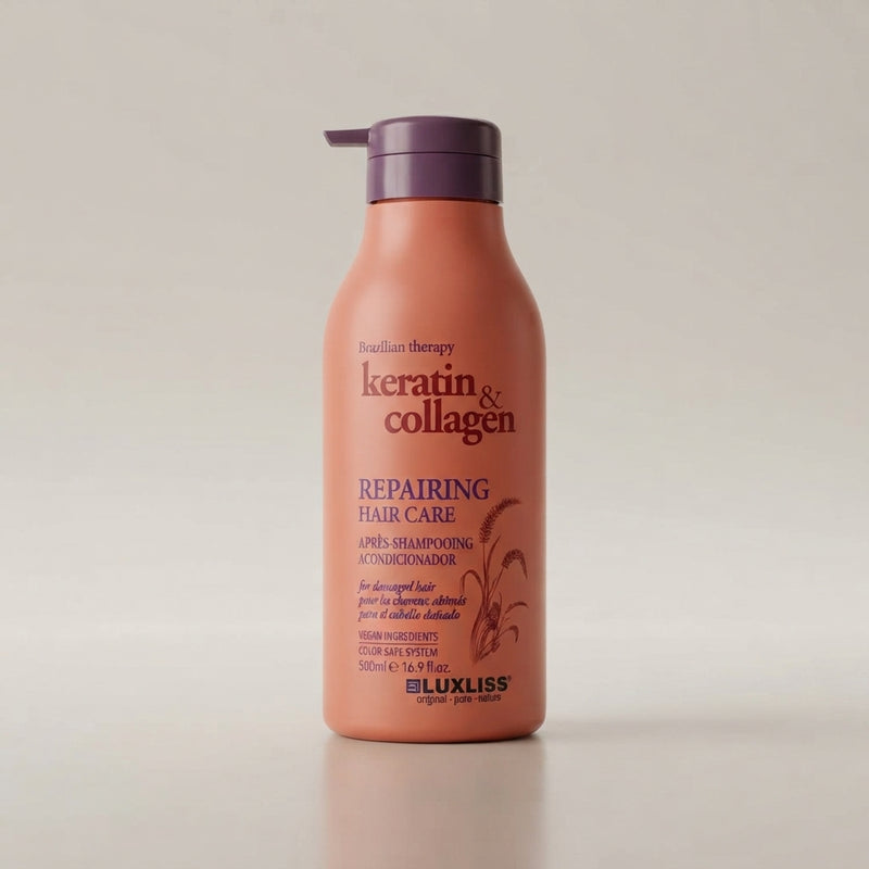 Luxliss Therapy Repairing Keratin & Collagen Shampoo & Conditioner Set – 2 x 500 ml