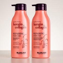 Luxliss Therapy Repairing Keratin & Collagen Shampoo & Conditioner Set – 2 x 500 ml