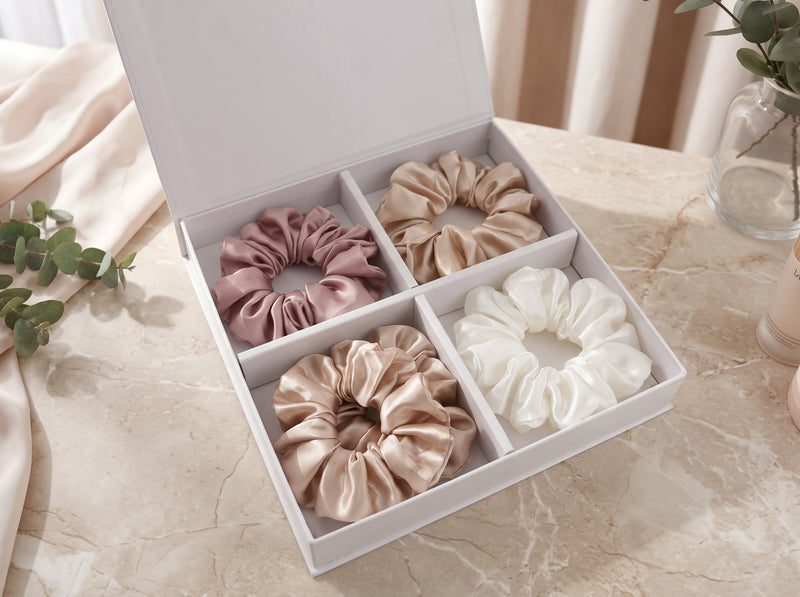 100% Mulberry Silk Hair Scrunchie