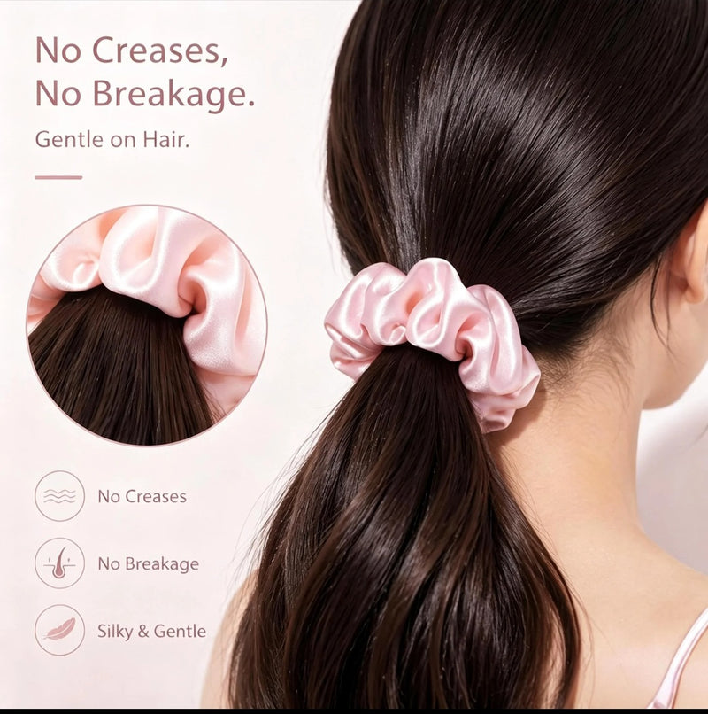 100% Mulberry Silk Hair Scrunchie