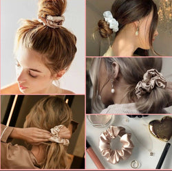 100% Mulberry Silk Hair Scrunchie