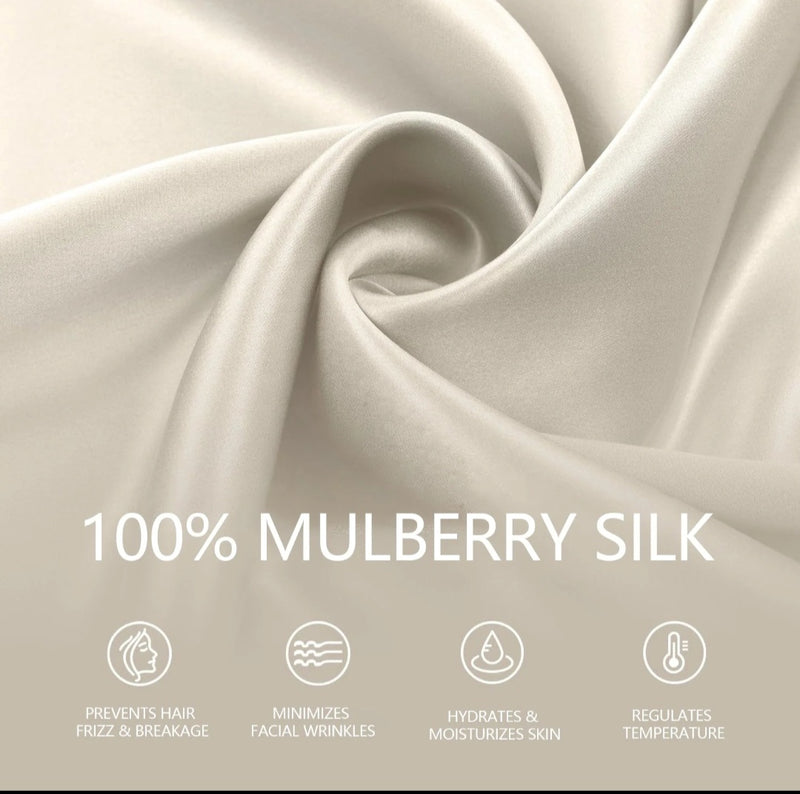 100% Mulberry Silk Luxury Sleep & Hair Care Set (Gift Box)